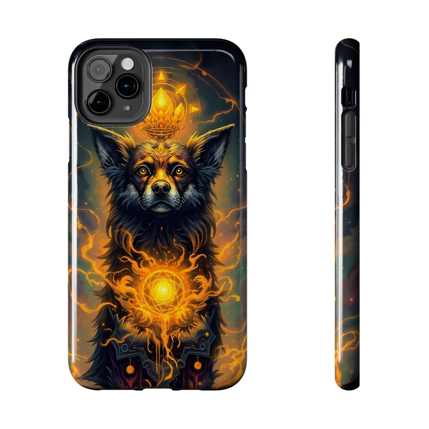 Mystical Dog of Light - Tough Phone Case - Durable Protection with Inspired Artwork - for iPhone