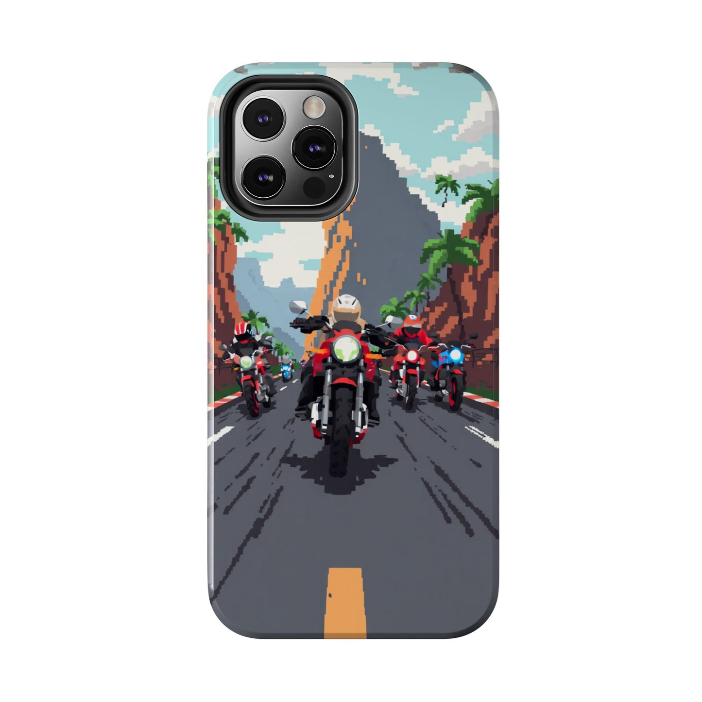 Retro Biker Tough Phone Case - Perfect for Motorcycle Lovers