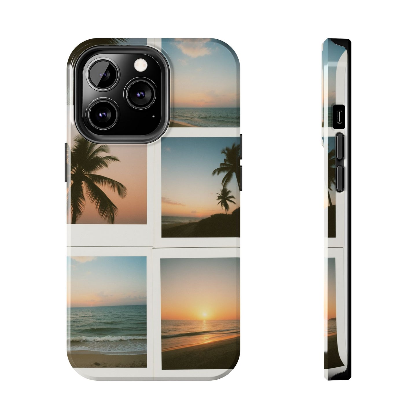 Tropical Sunset Tough Phone Case - Beach Vibes for Summer Adventures