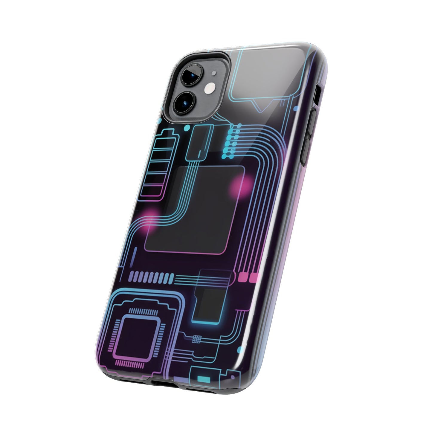 Cyberpunk Circuits Tough Phone Case