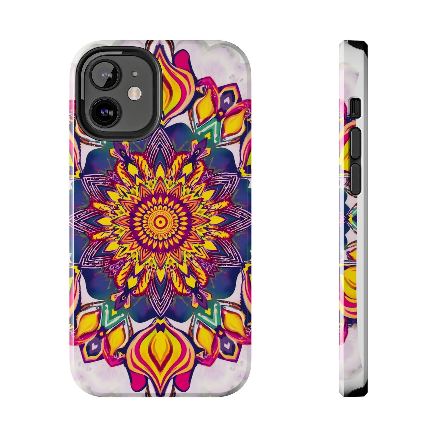 Vibrant Mandala Tough Phone Case - Boho Style Protection - for iPhone