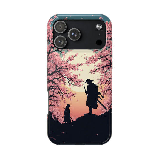 Cherry Blossom Samurai Tough Phone Case