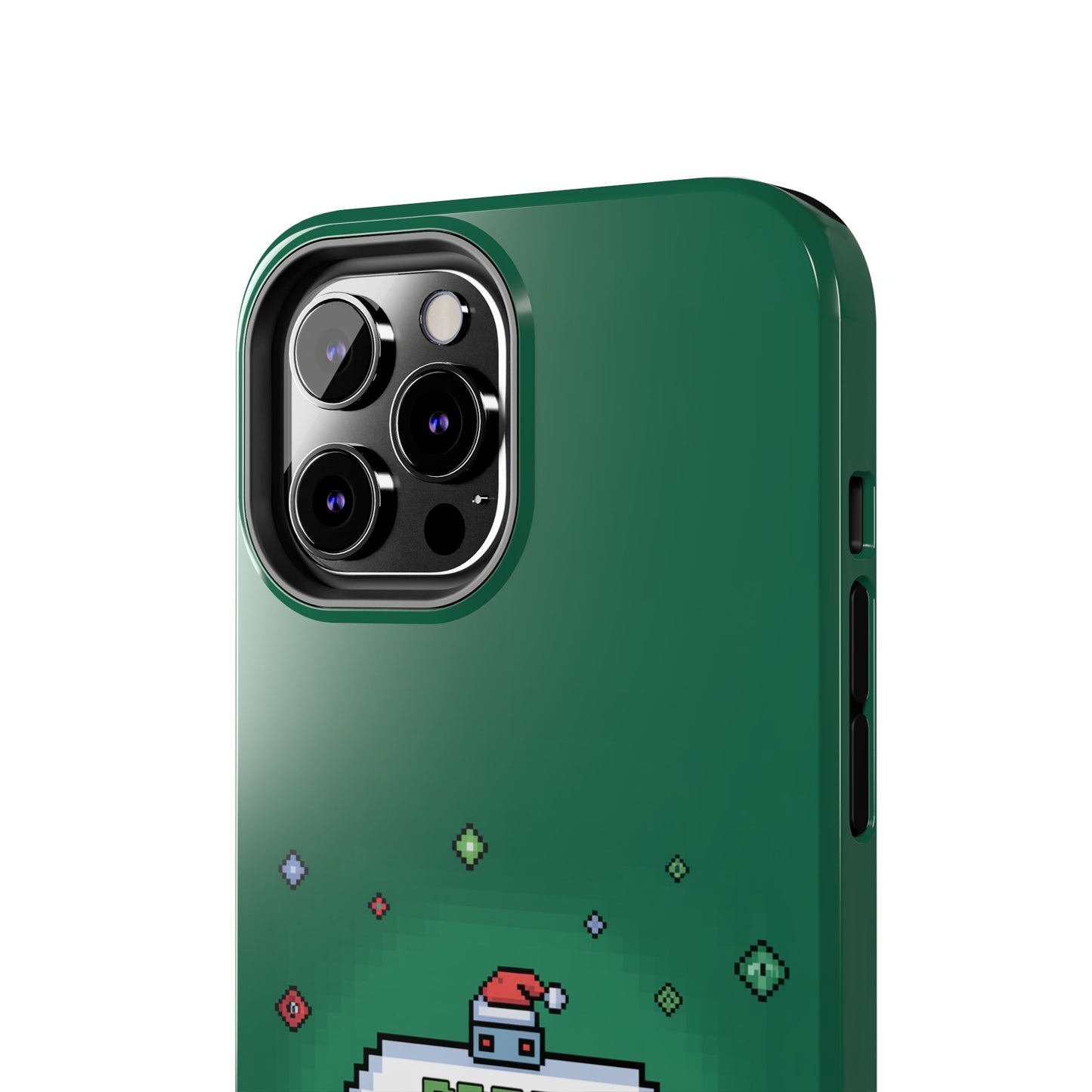 Christmas Pixel Gaming Phone Case - Press Start for Christmas Design