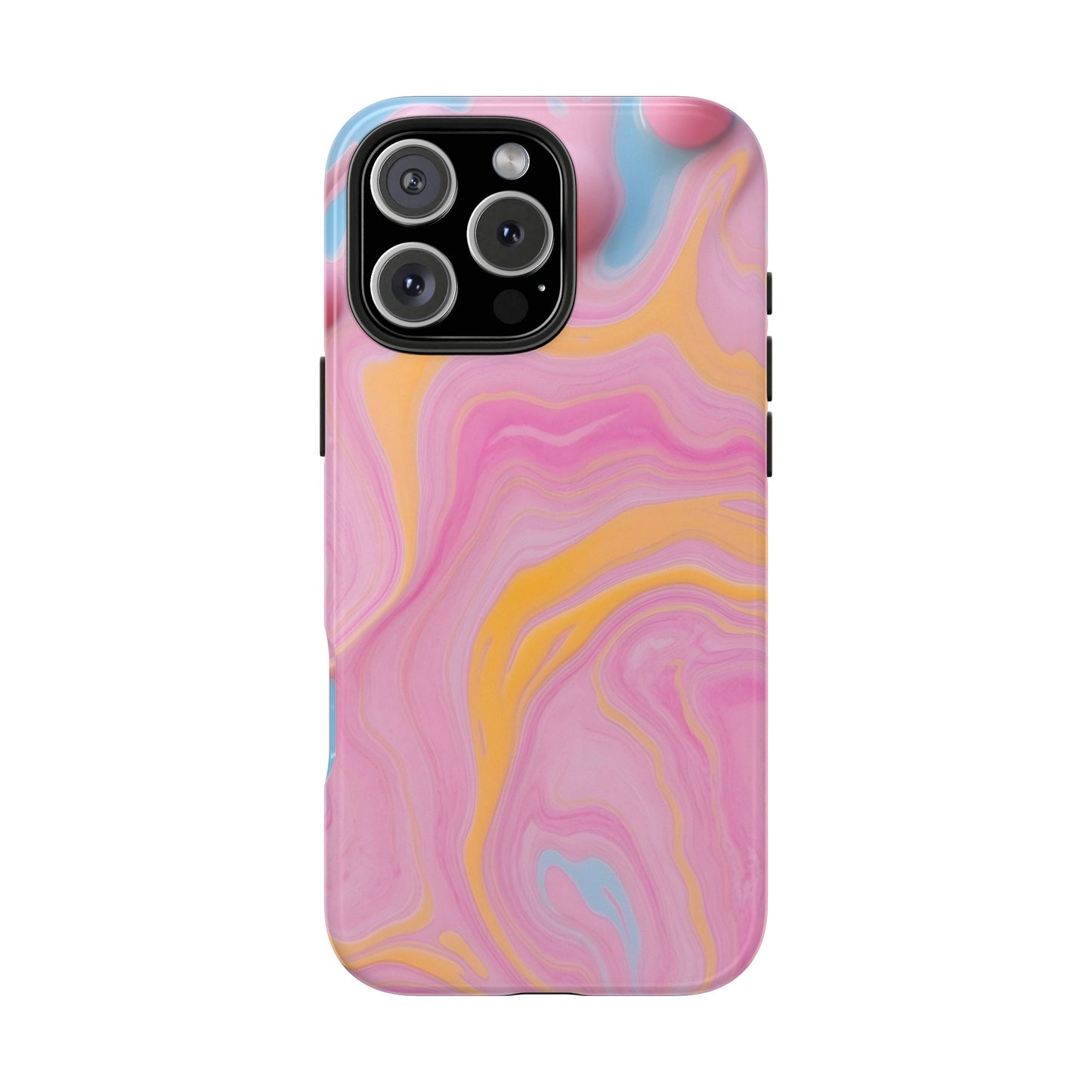 Liquid Candy Abstract Tough Phone Case - Durable Protection with Artistic Design - for iPhone