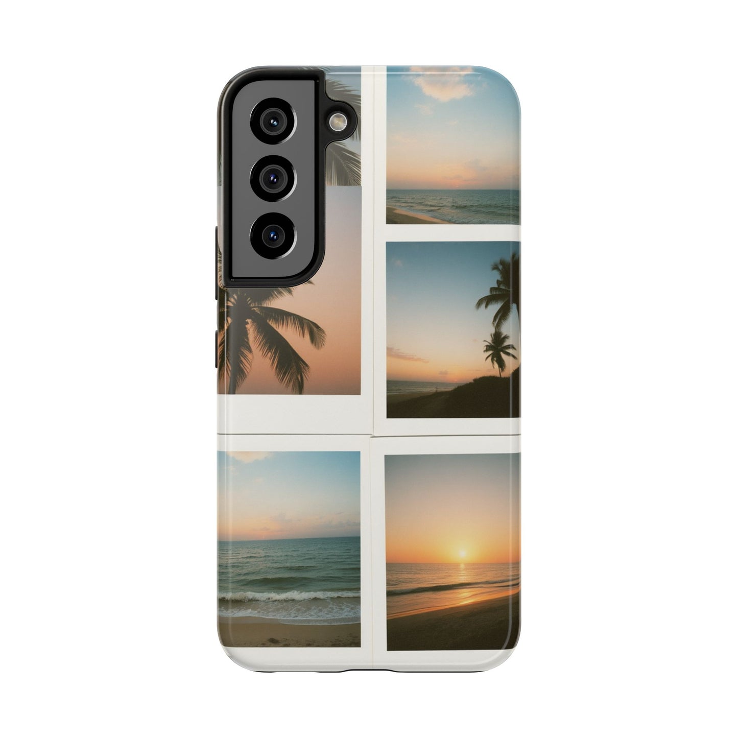 Tropical Sunset Tough Phone Case - Beach Vibes for Summer Adventures