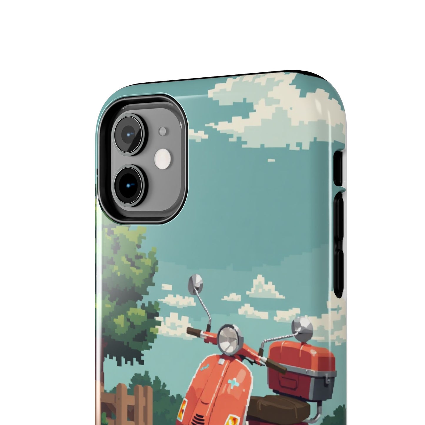 Retro Scooter Phone Case - Tough & Stylish Protection