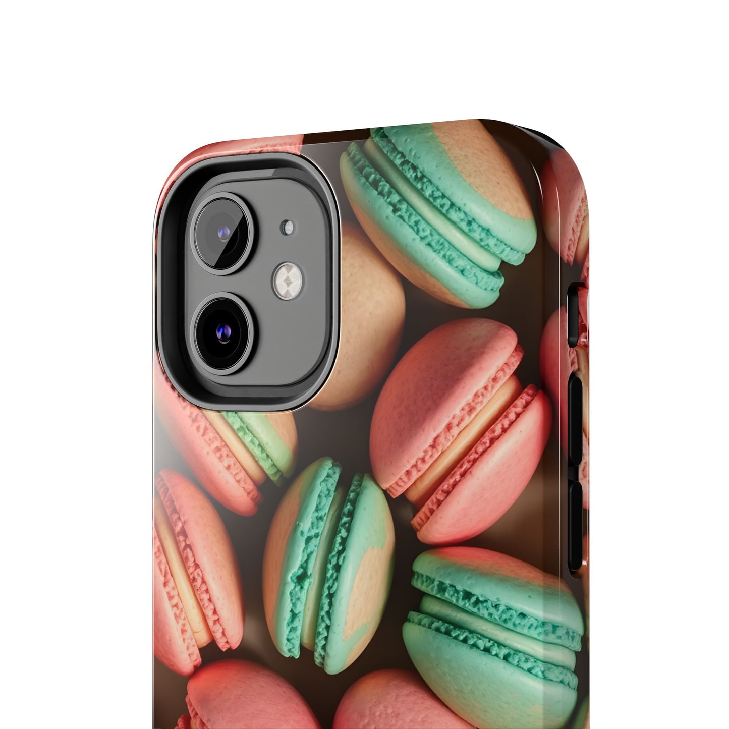 Colorful Tasty Macarons Tough Phone Case - Durable Protection with Sweet Aesthetic - for iPhone