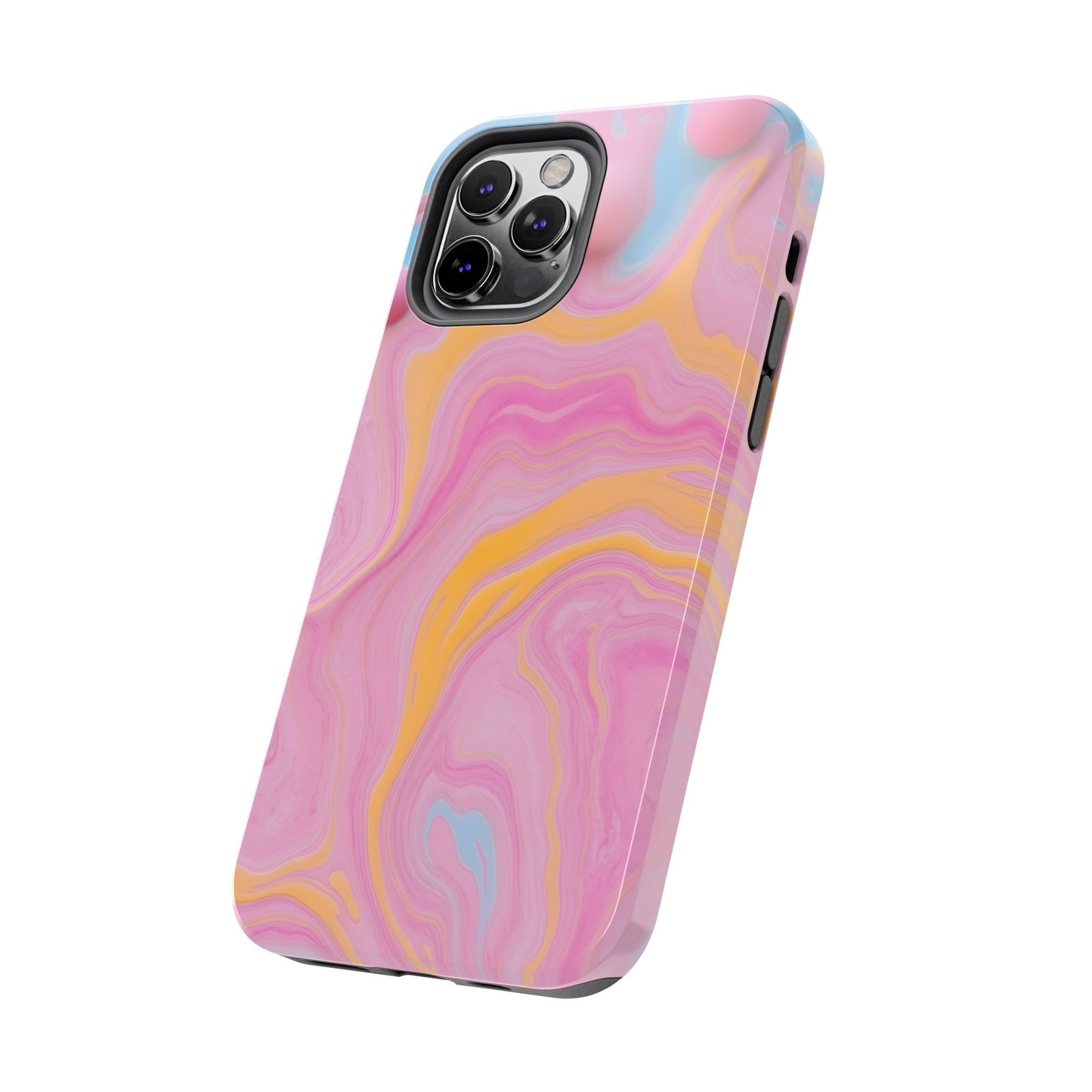 Liquid Candy Abstract Tough Phone Case - Durable Protection with Artistic Design - for iPhone
