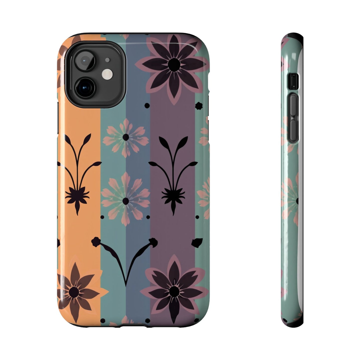 Boho Floral Tough Phone Cases - Durable & Stylish Protection - for iPhone