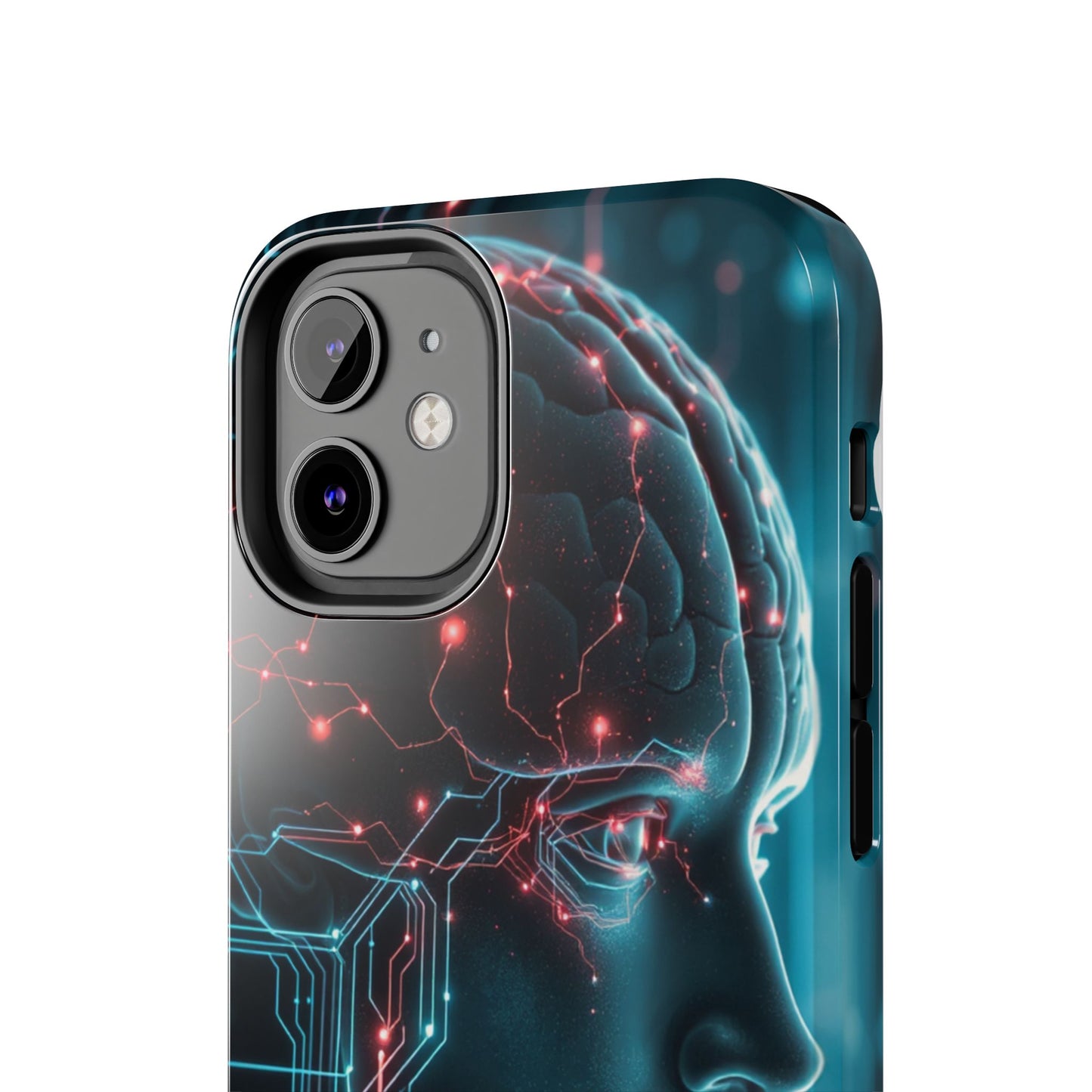 Futuristic Brain Design Tough Phone Case