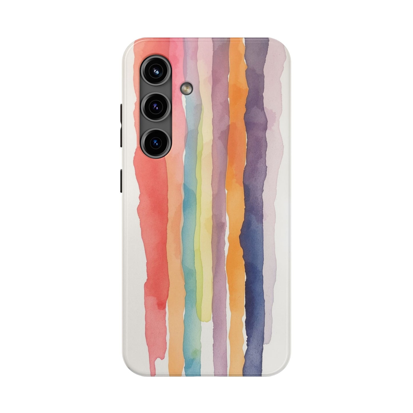 Colorful Watercolor Tough Phone Case - Stylish and Durable Cover for Creative Souls