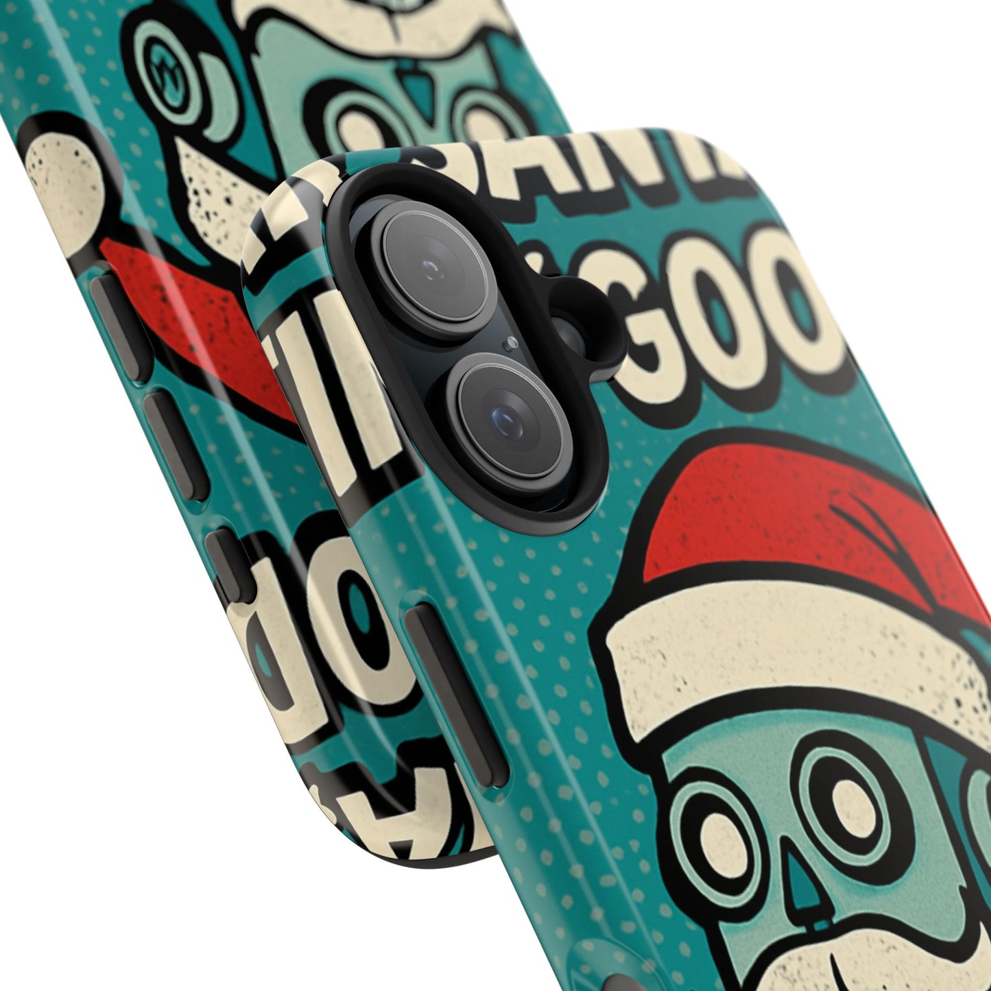 Santa Robot Phone Case - Durable Tough Design for Holidays