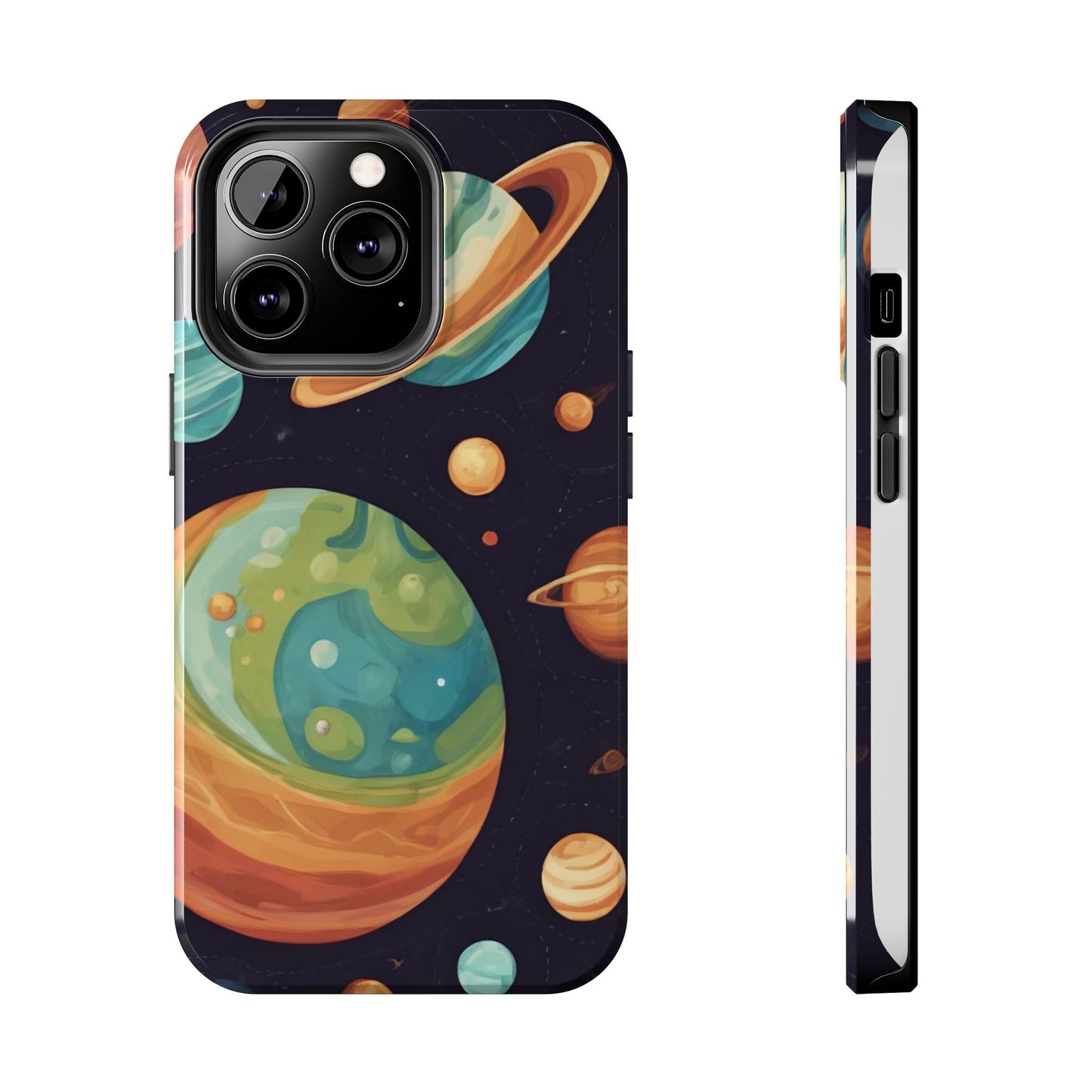 Cosmic Planet Phone Case - Durable Tough Protector for Space Lovers - for iPhone