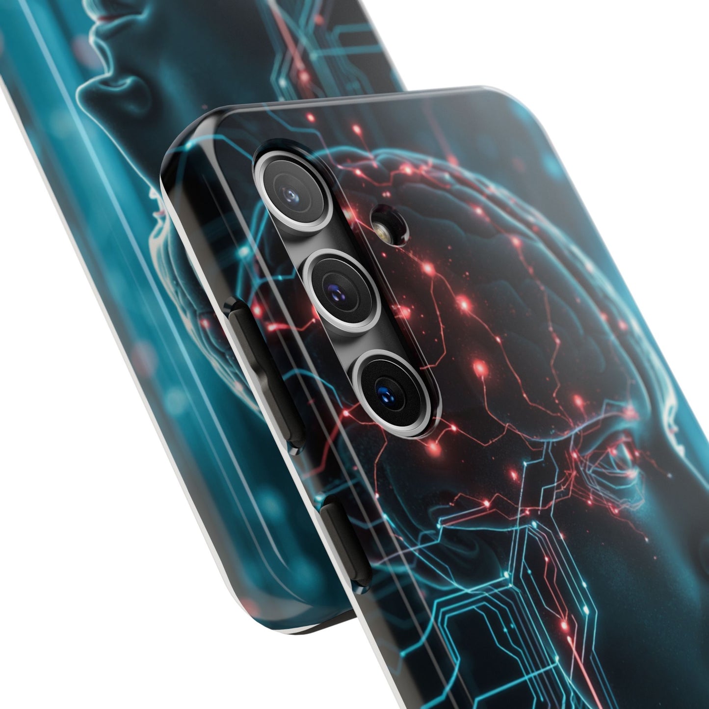 Futuristic Brain Design Tough Phone Case