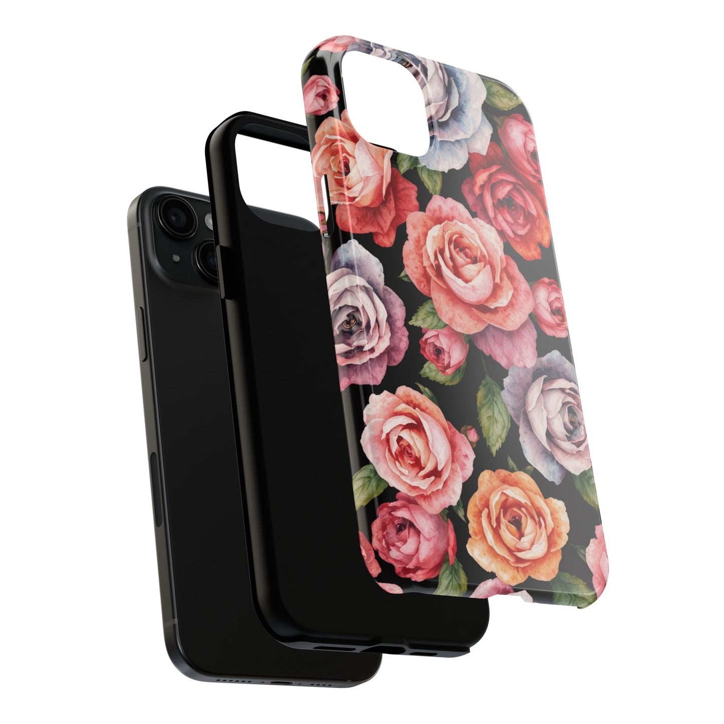 Elegant Floral Tough Phone Case - Perfect for Nature Lovers - for iPhone