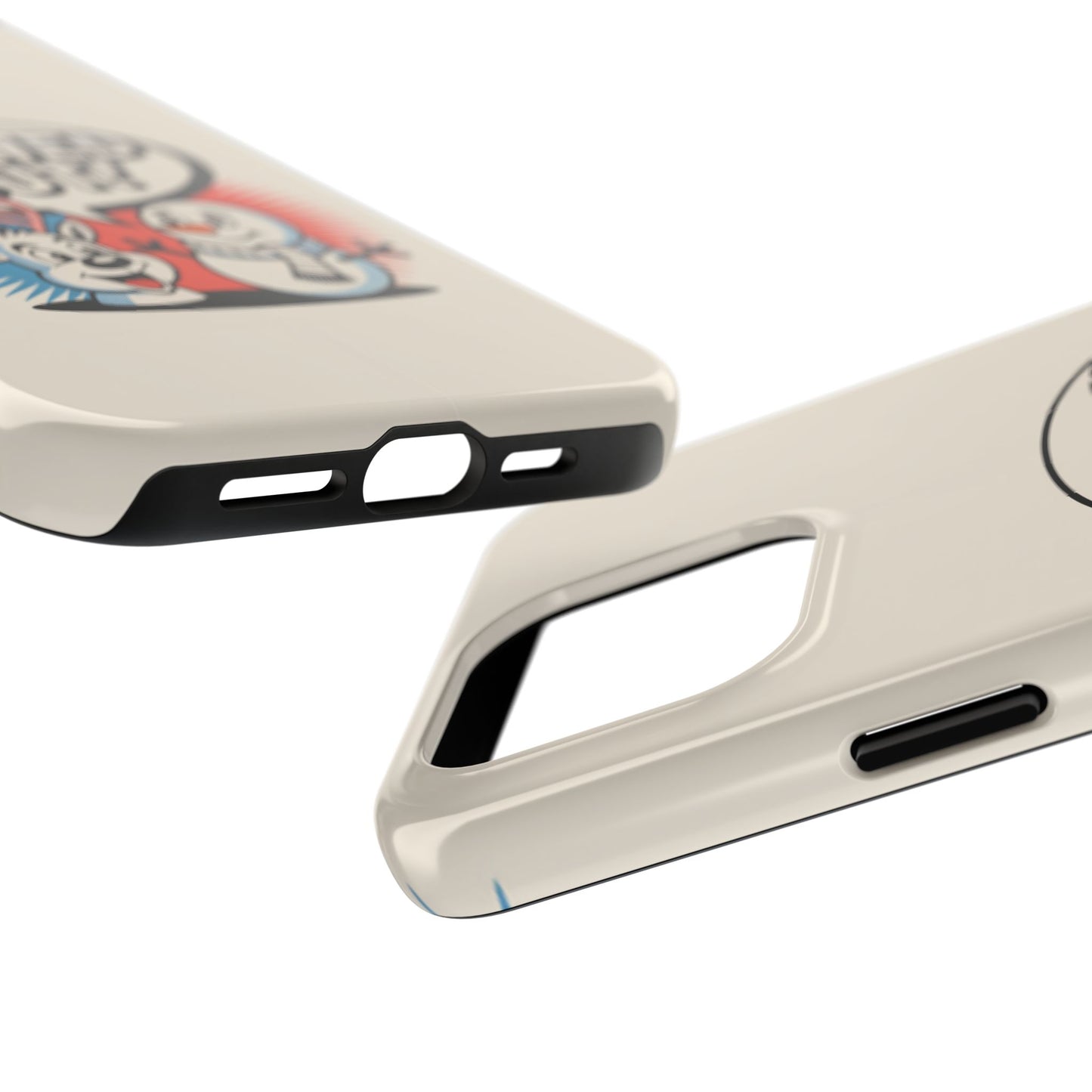 Snowman & Reindeer Tough Phone Case - Snowed Out Holiday Design