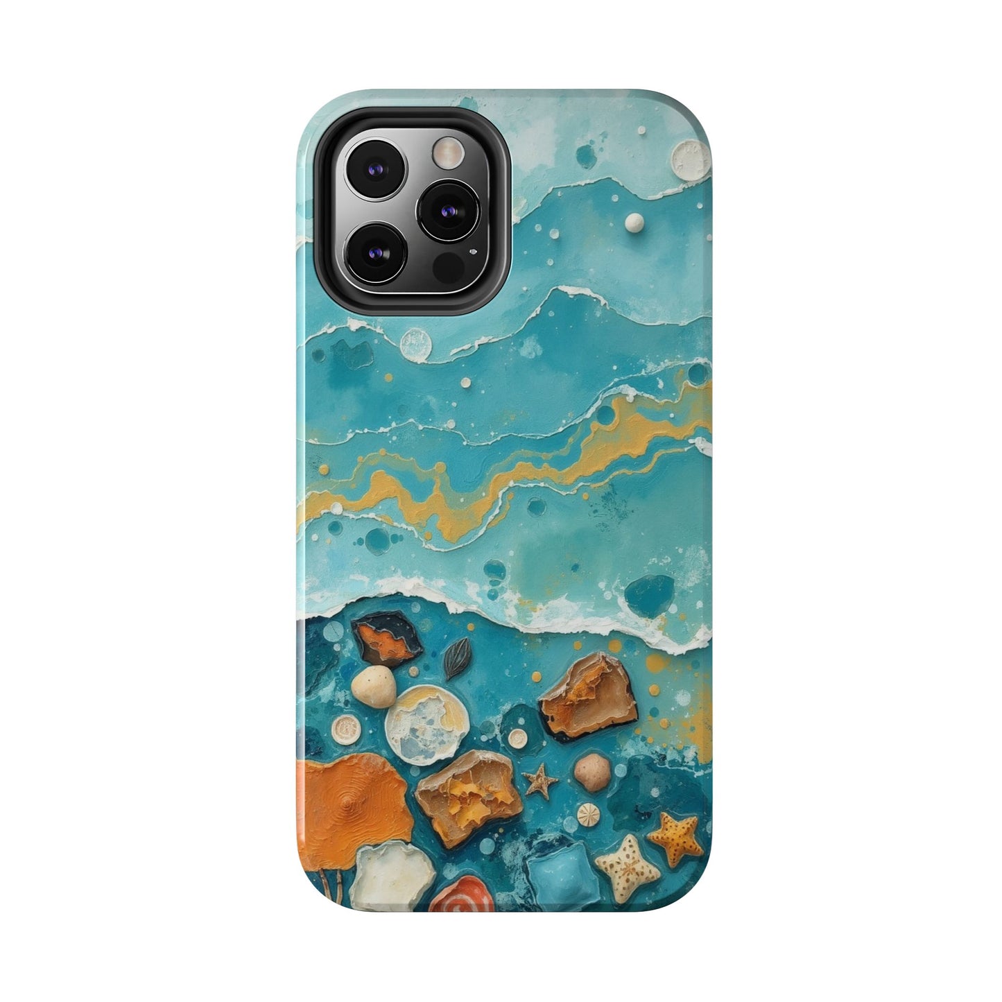 Ocean-Inspired Tough Phone Cases - Coastal Beach Vibe, Easy Accessory for Beach Lovers