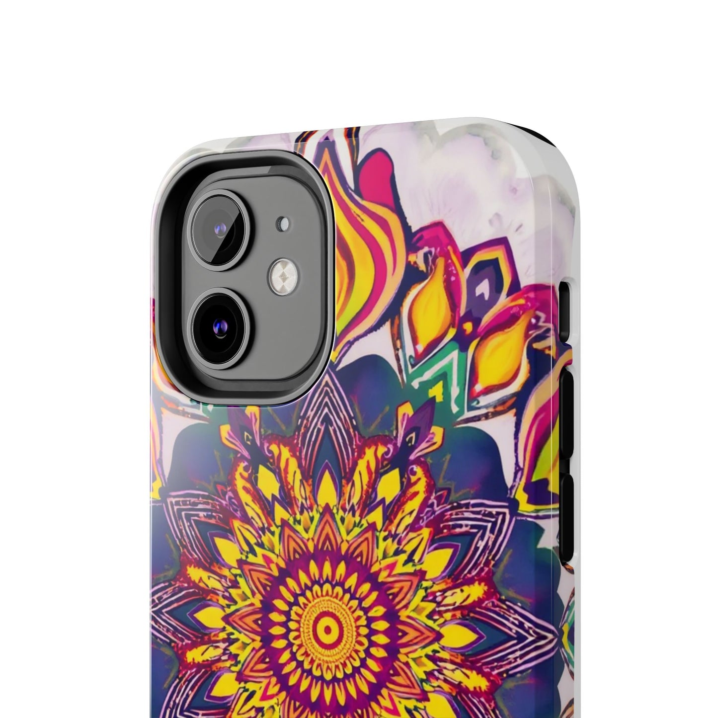 Vibrant Mandala Tough Phone Case - Boho Style Protection - for iPhone