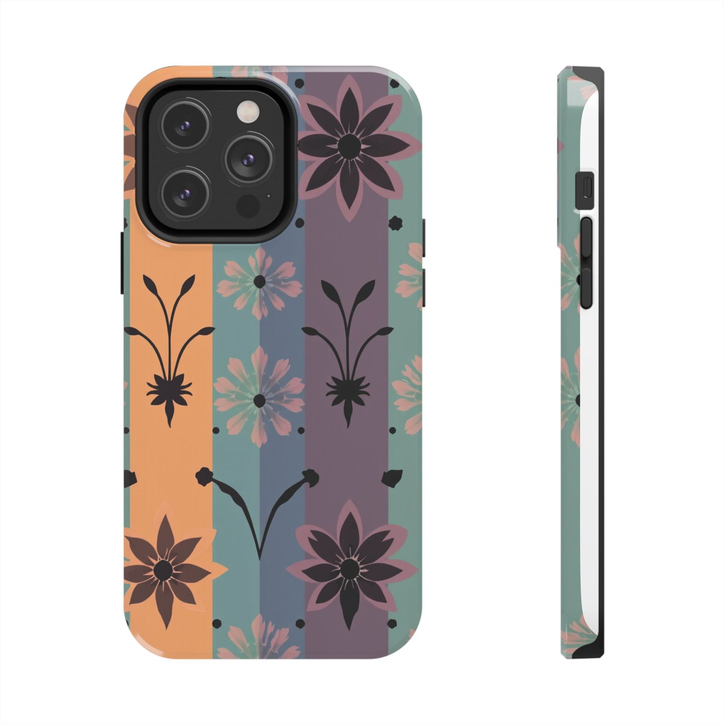 Boho Floral Tough Phone Cases - Durable & Stylish Protection - for iPhone