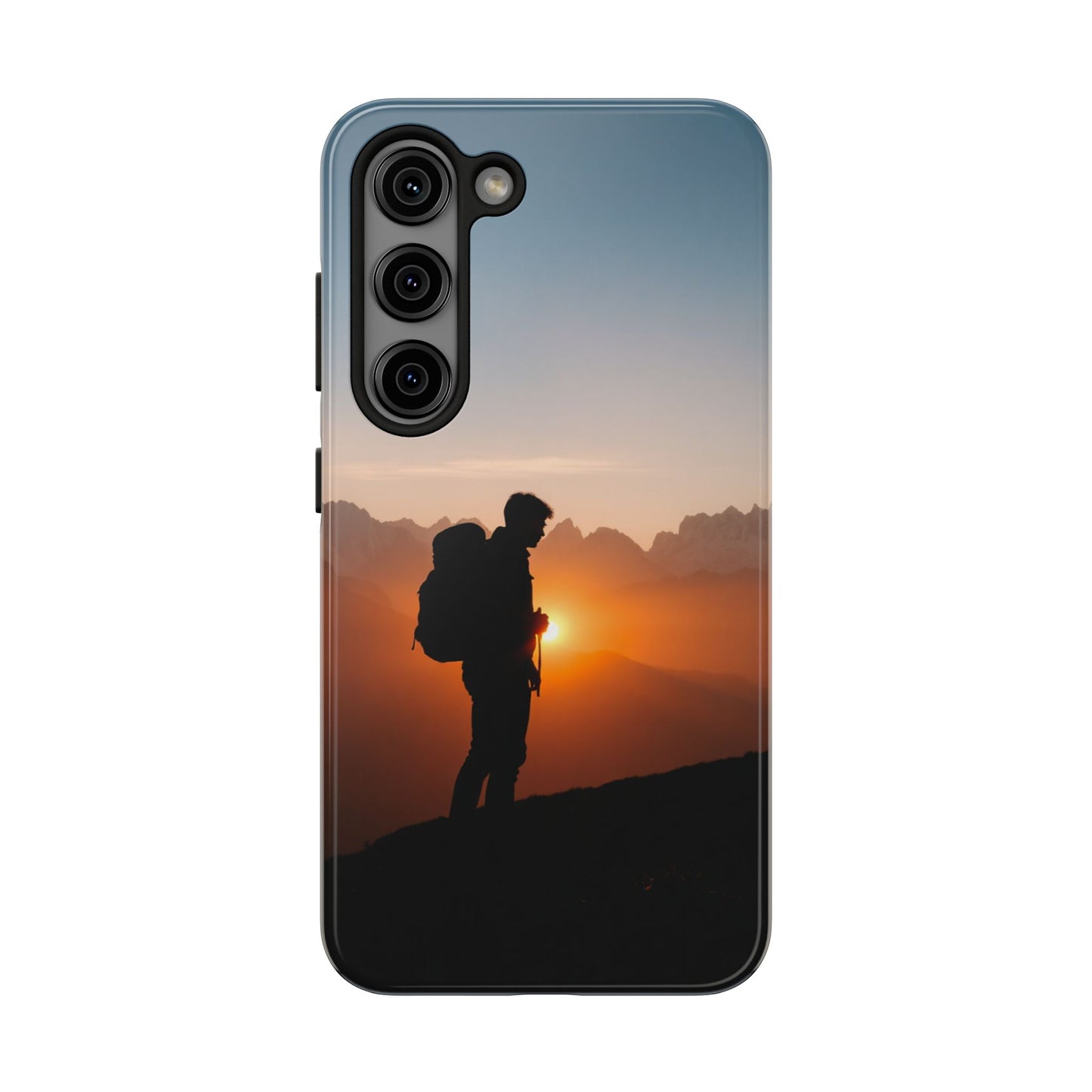 Explorer Adventure Sunset Mountain iPhone Case