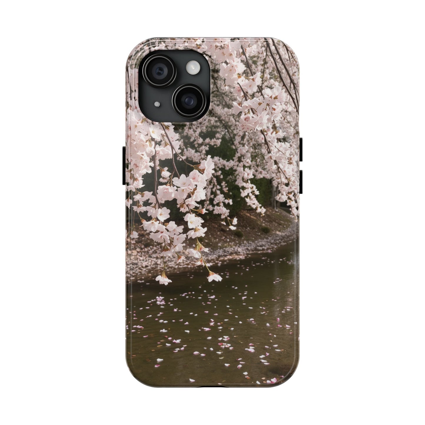 Cherry Blossom Tough Phone Cases - Durable Protection with Floral Serenity
