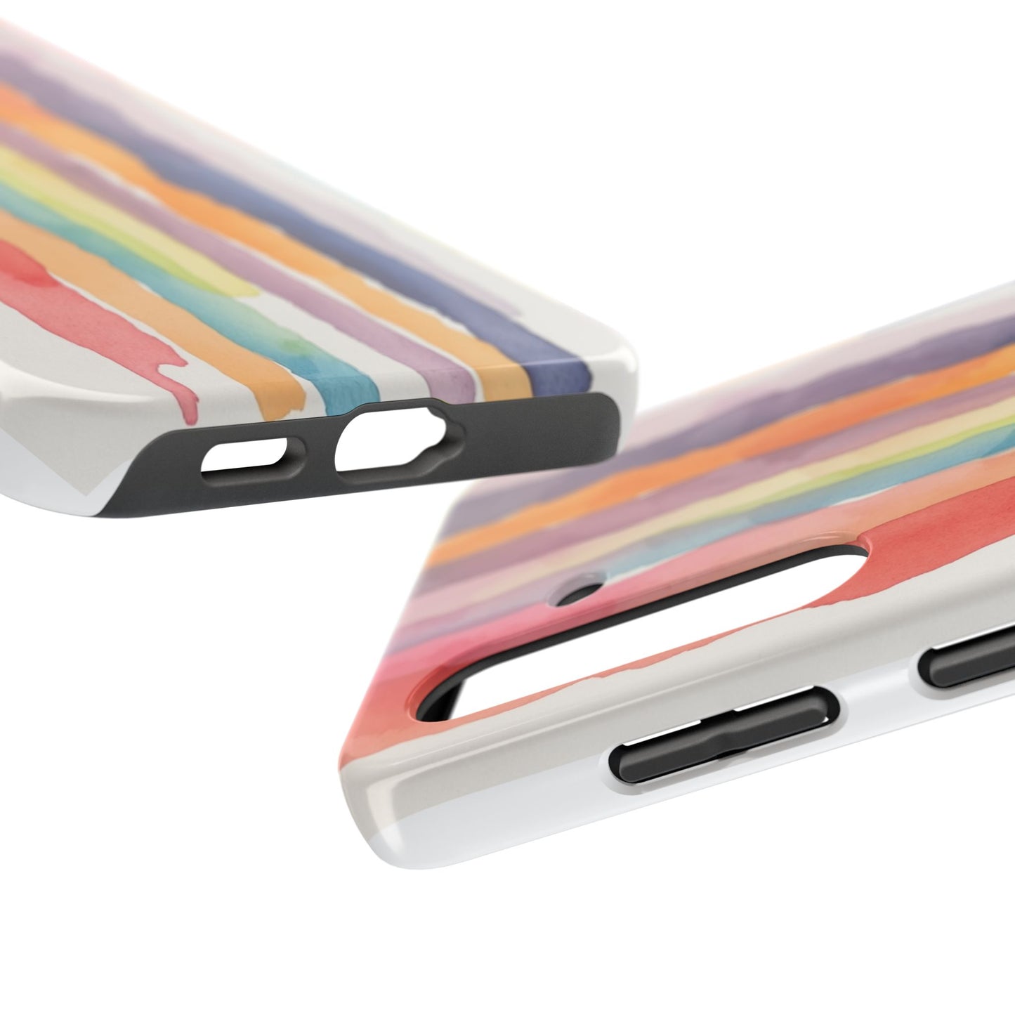 Colorful Watercolor Tough Phone Case - Stylish and Durable Cover for Creative Souls