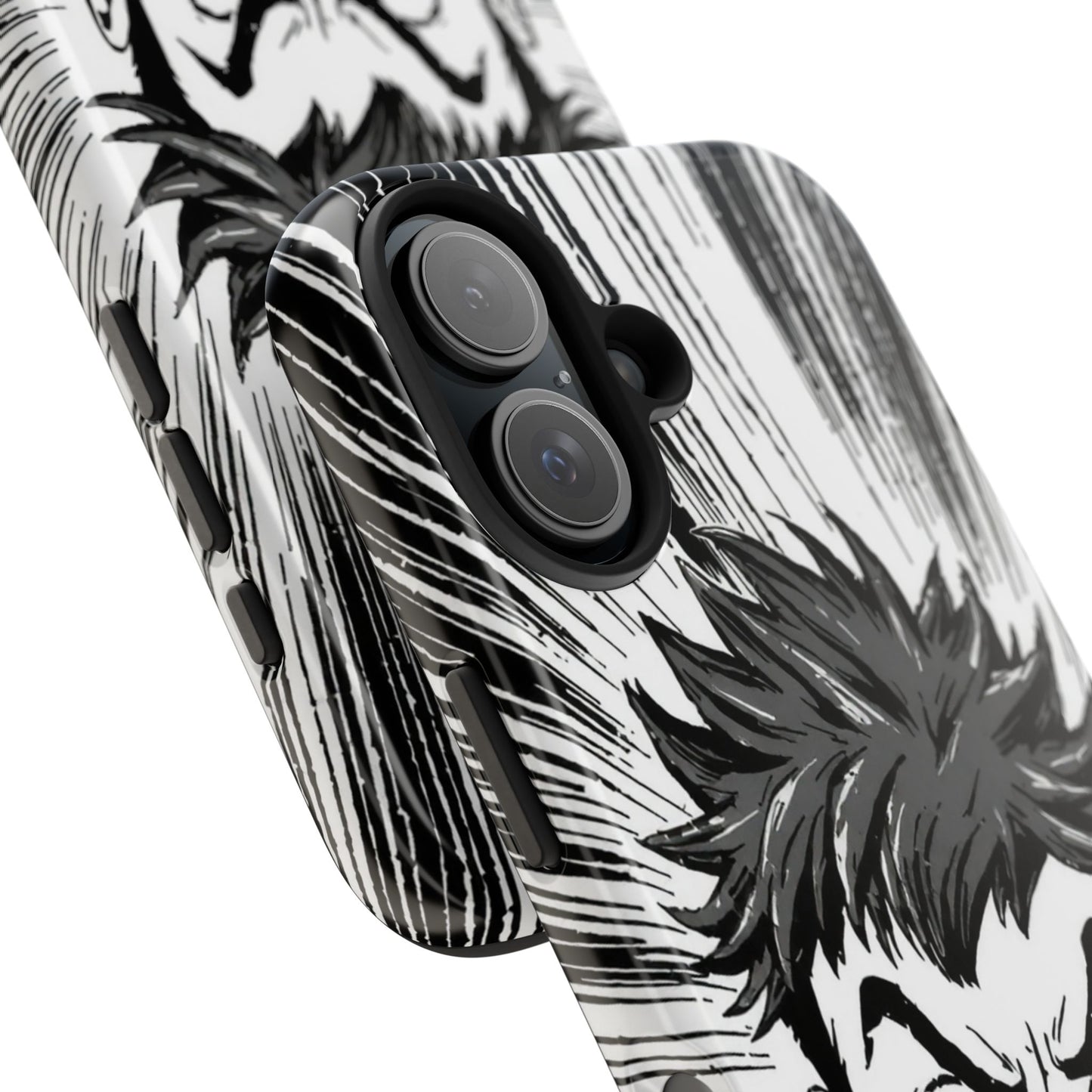 Intense Graphic Phone Case - Tough Design for Anime Fans