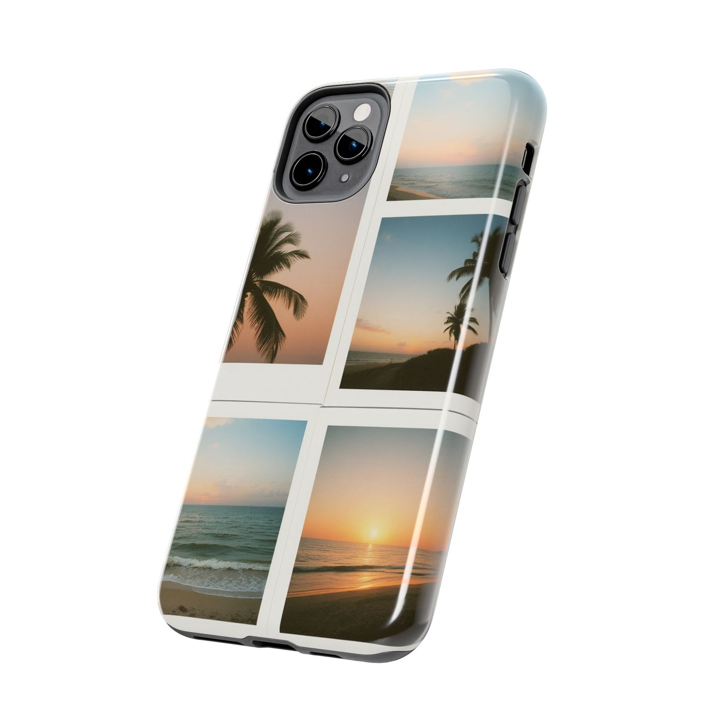 Tropical Sunset Tough Phone Case - Beach Vibes for Summer Adventures