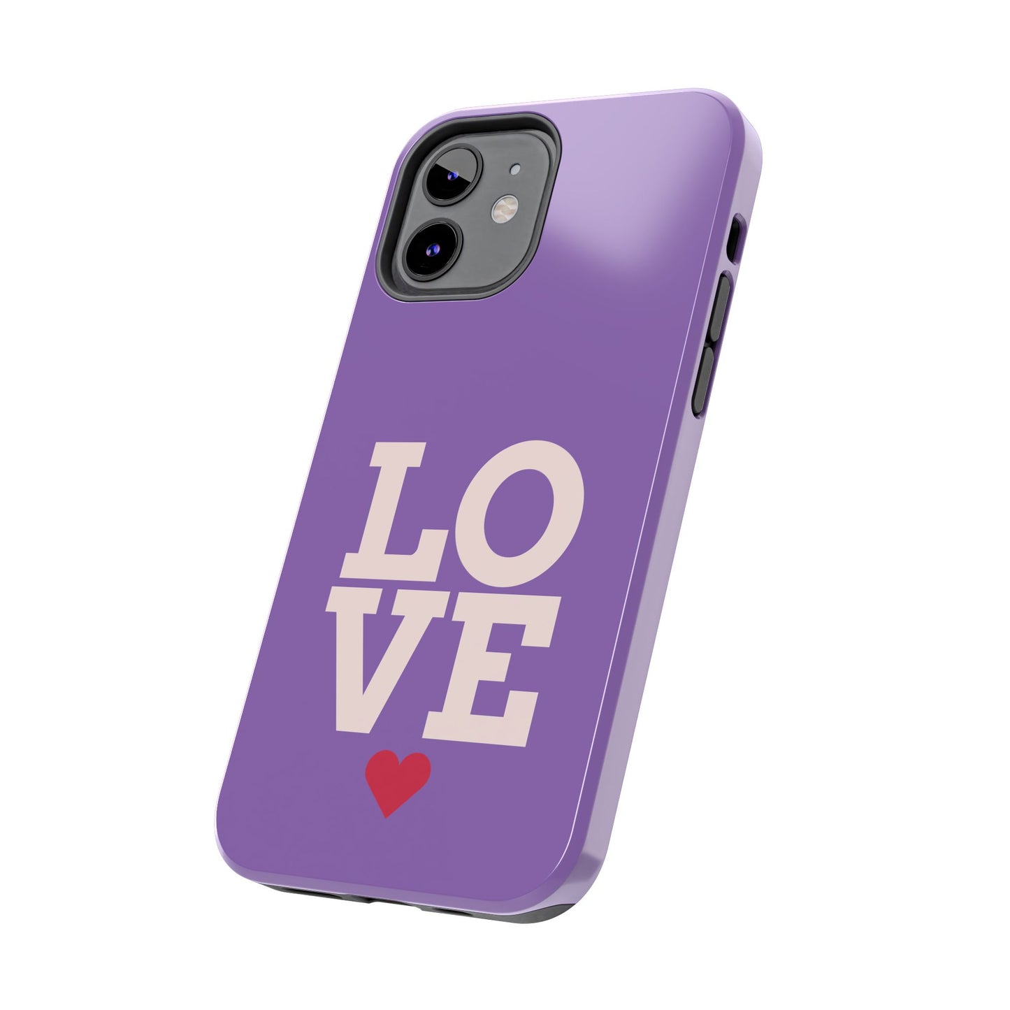 Purple Love Phone Case - Durable & Stylish Tough Case - for iPhone