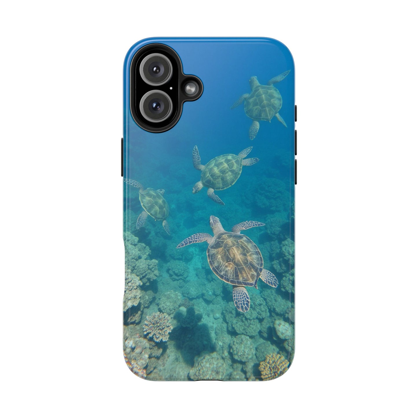 Ocean Turtle Tough Phone Cases - Durable Protection with Marine Art