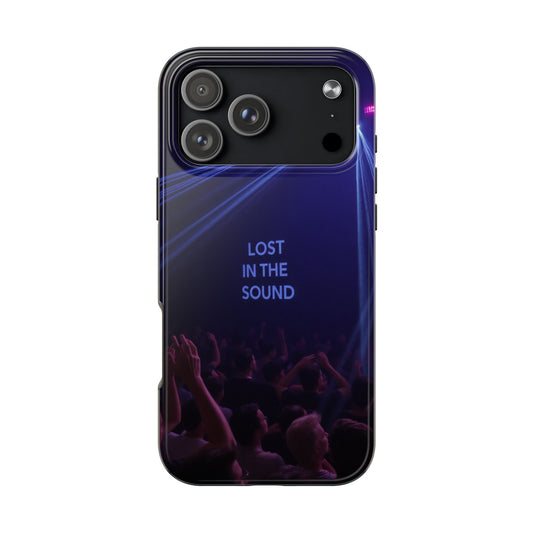 Vibrant Tough Phone Case - 'Lost in the Sound' Design for Music Lovers