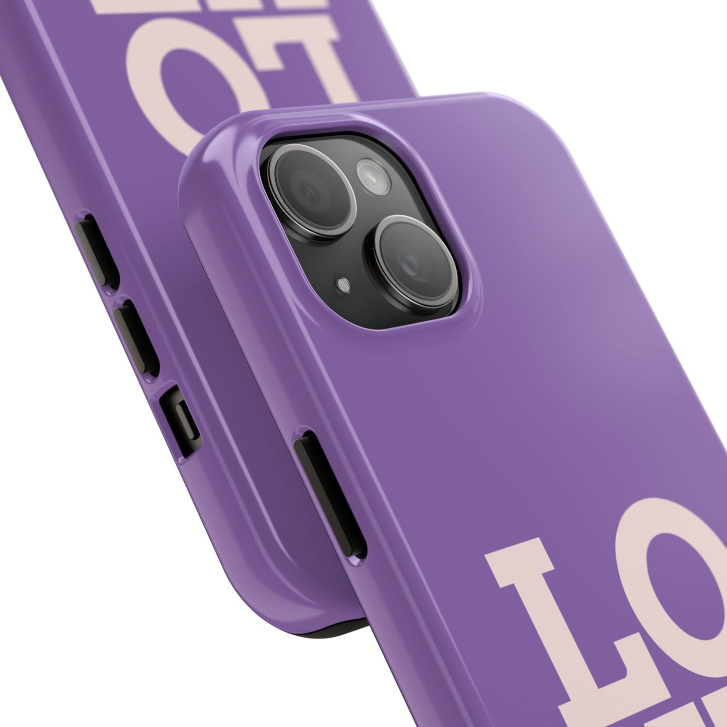 Purple Love Phone Case - Durable & Stylish Tough Case - for iPhone