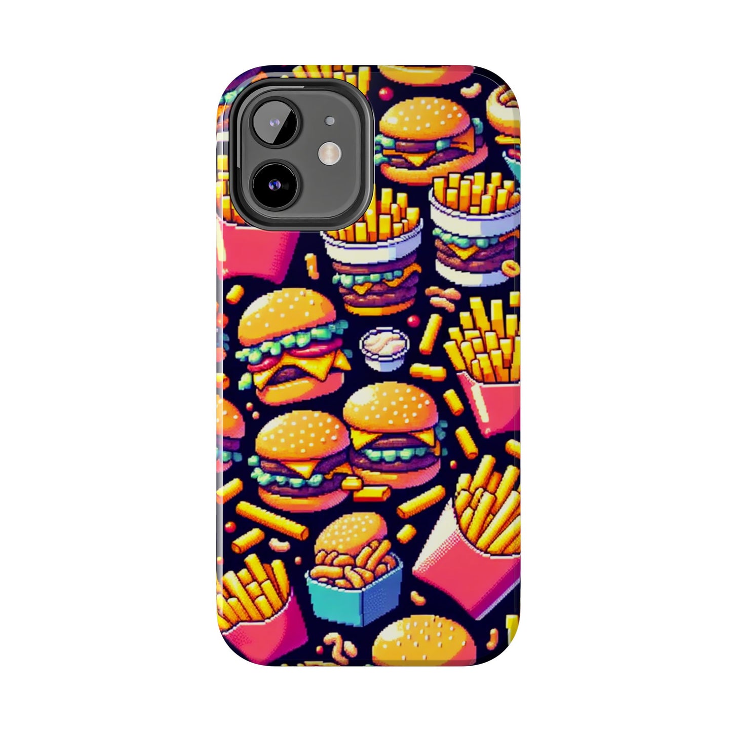 Retro Fast Food Phone Case - Tough and Durable - for iPhone