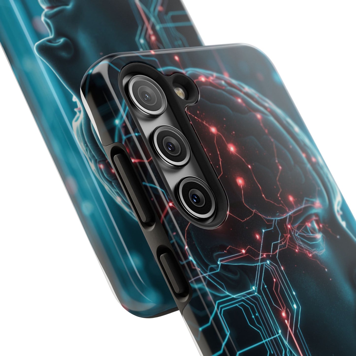 Futuristic Brain Design Tough Phone Case
