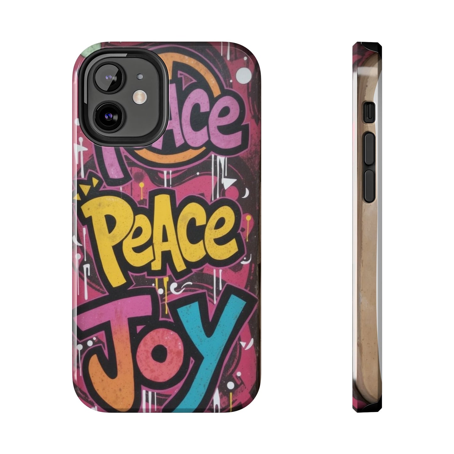 Colorful Peace Joy Tough Phone Case