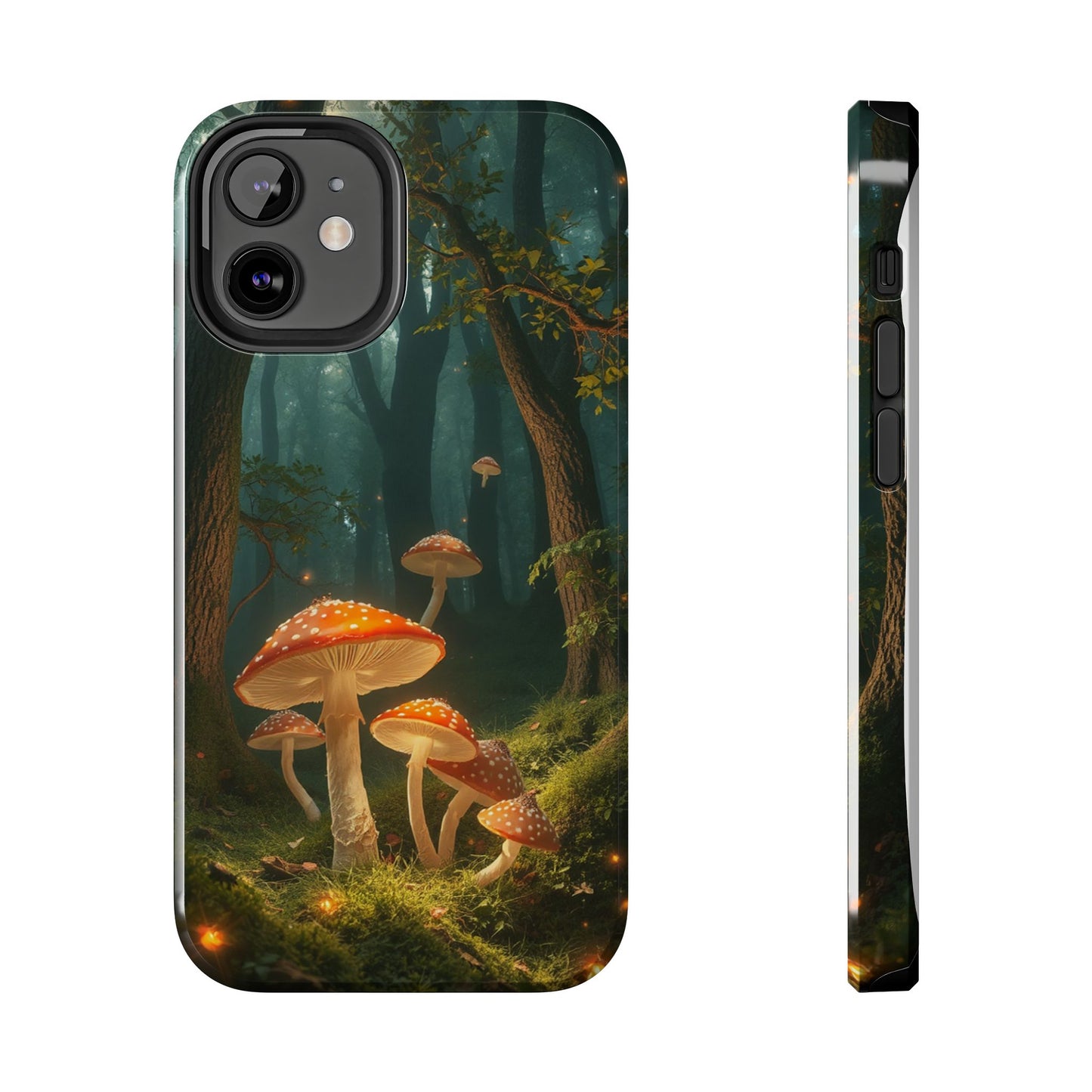 Whimsical Mushroom Tough Phone Case - Forest Fantasy Design