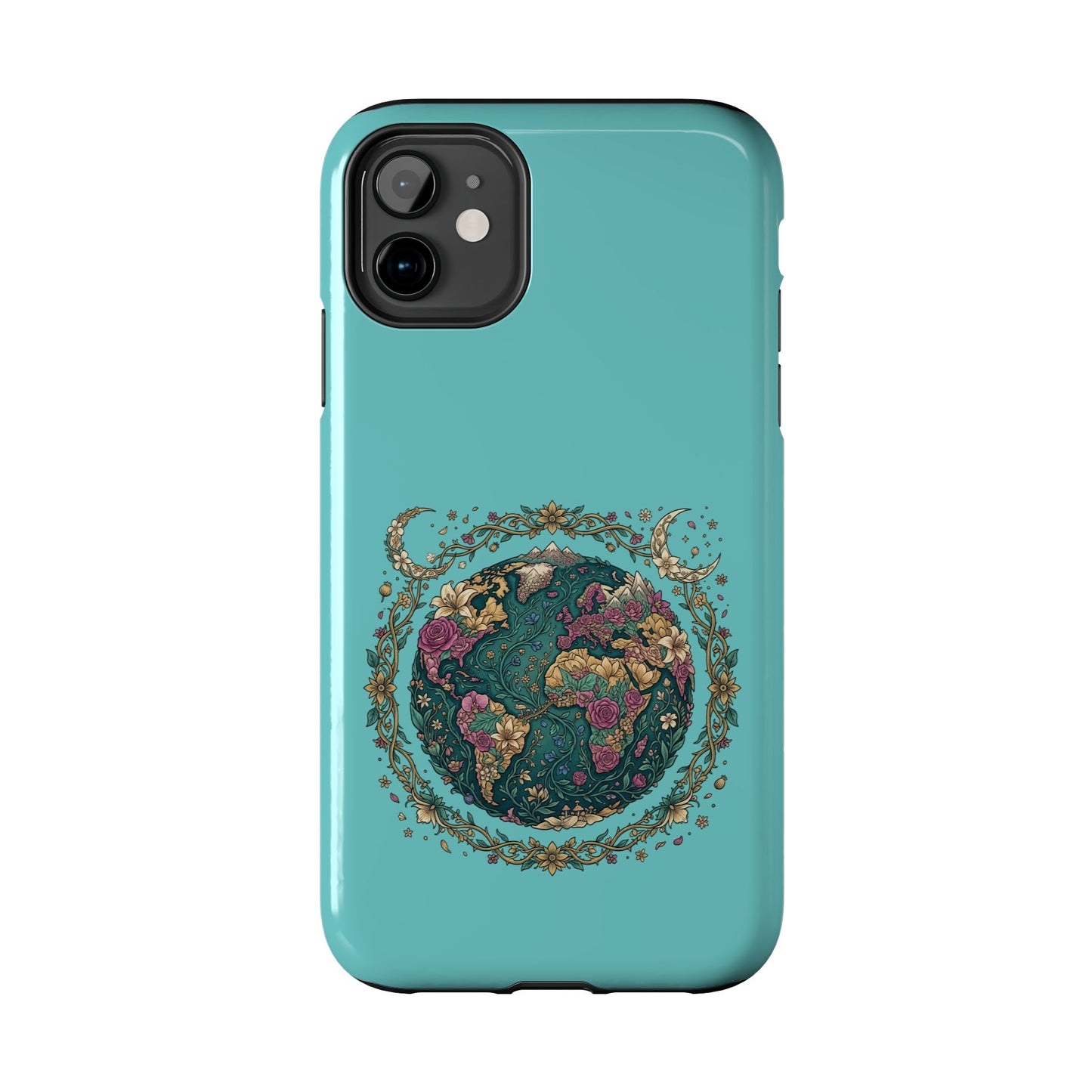 Mystical Floral Planet Phone Case — Tough Protective Phone Case