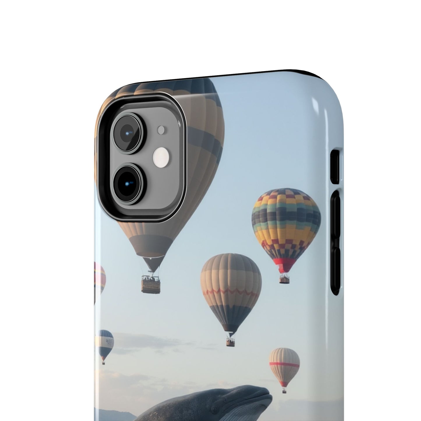 Whale Hot Air Balloon Tough Phone Case - Adventure & Nature Lovers