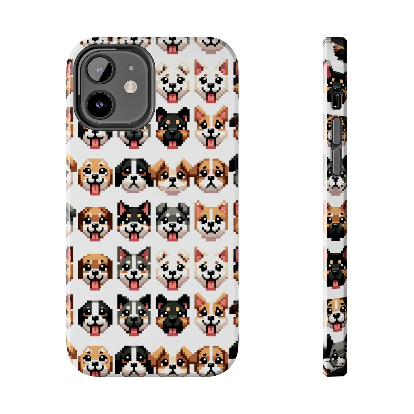 Pixelated Dog Breed Tough Phone Case - Cute, Durable Protection for Pet Lovers - for iPhone