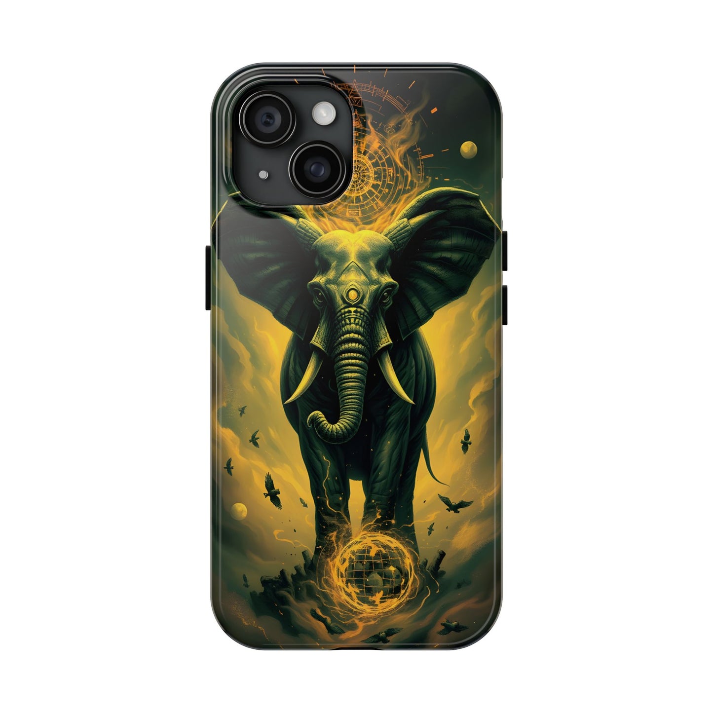 Majestic Elephant Clouds Tough Phone Case - Durable Protection with Bold Design - for iPhone