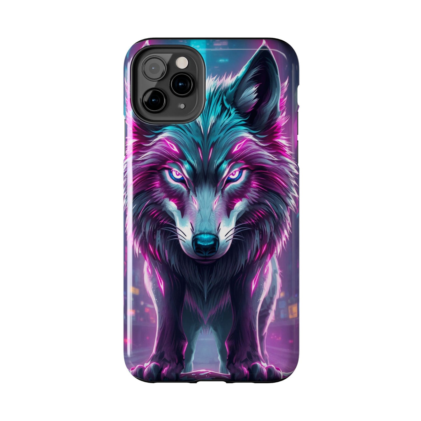 Fierce Wolf Phone Case - Tough & Vibrant Design for Animal Lovers