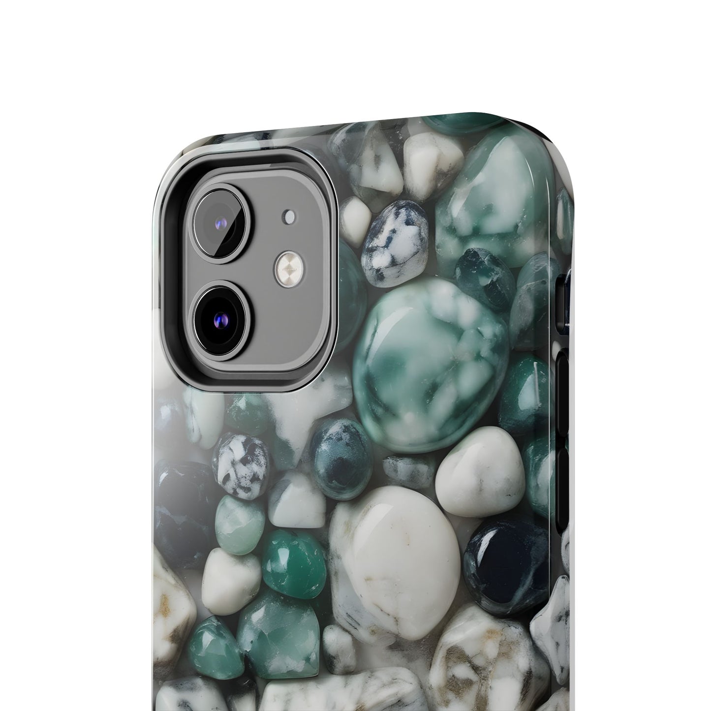 Small Rocks Pattern Tough Phone Case - Stylish & Durable Protection - for iPhone