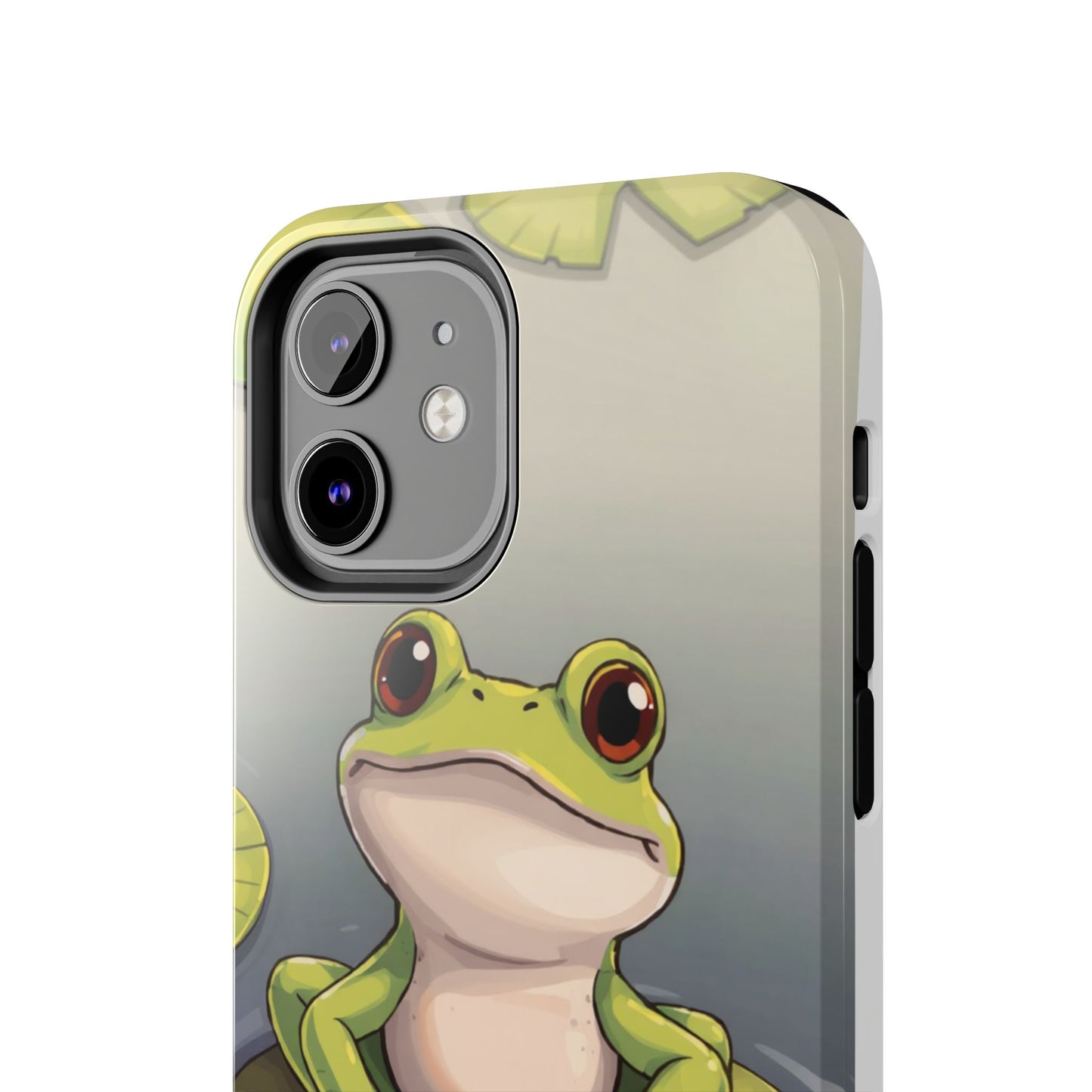 Cute Frog Tough Phone Case - Durable Protection with Nature Vibe