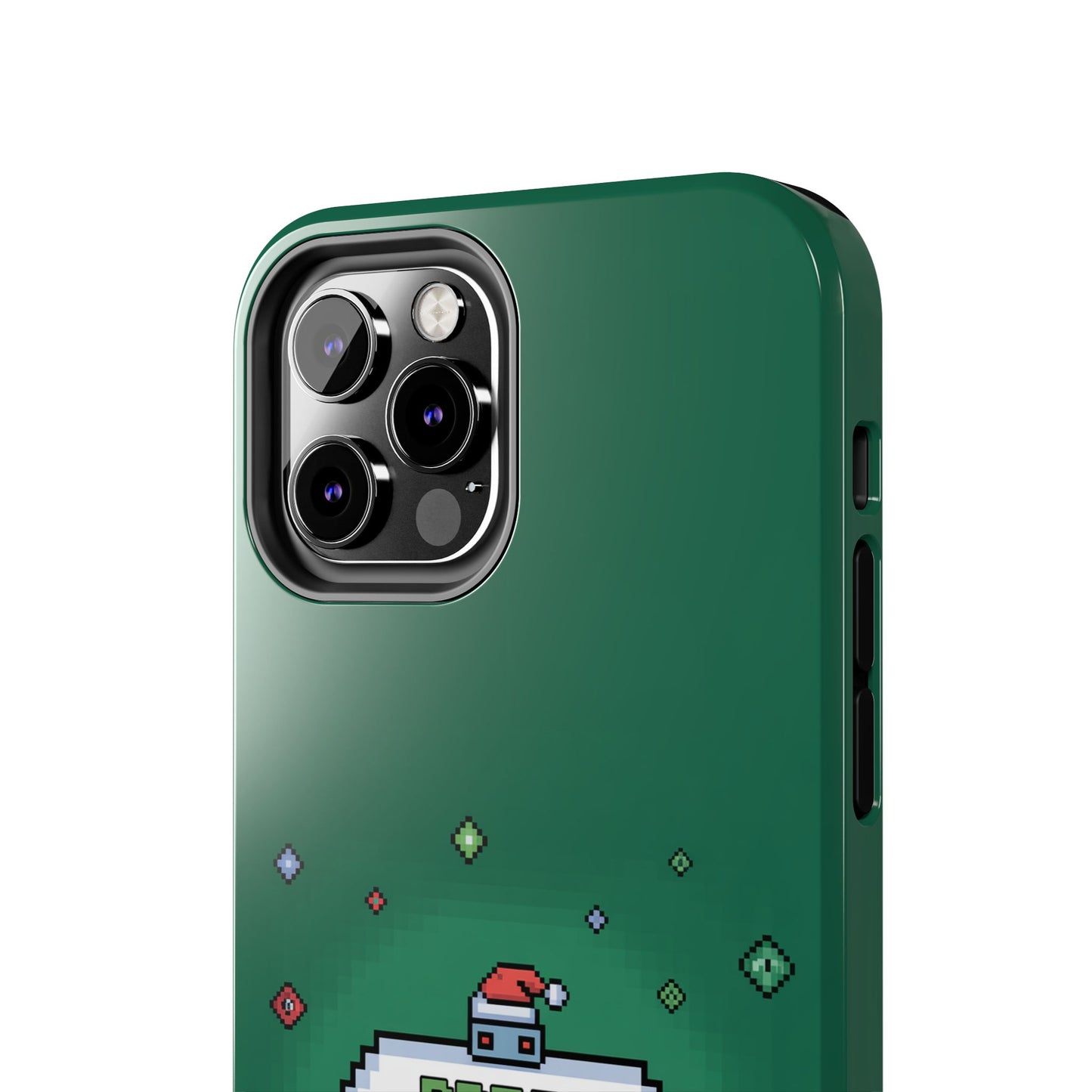 Christmas Pixel Gaming Phone Case - Press Start for Christmas Design