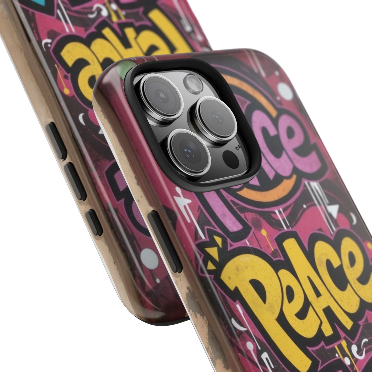 Colorful Peace Joy Tough Phone Case