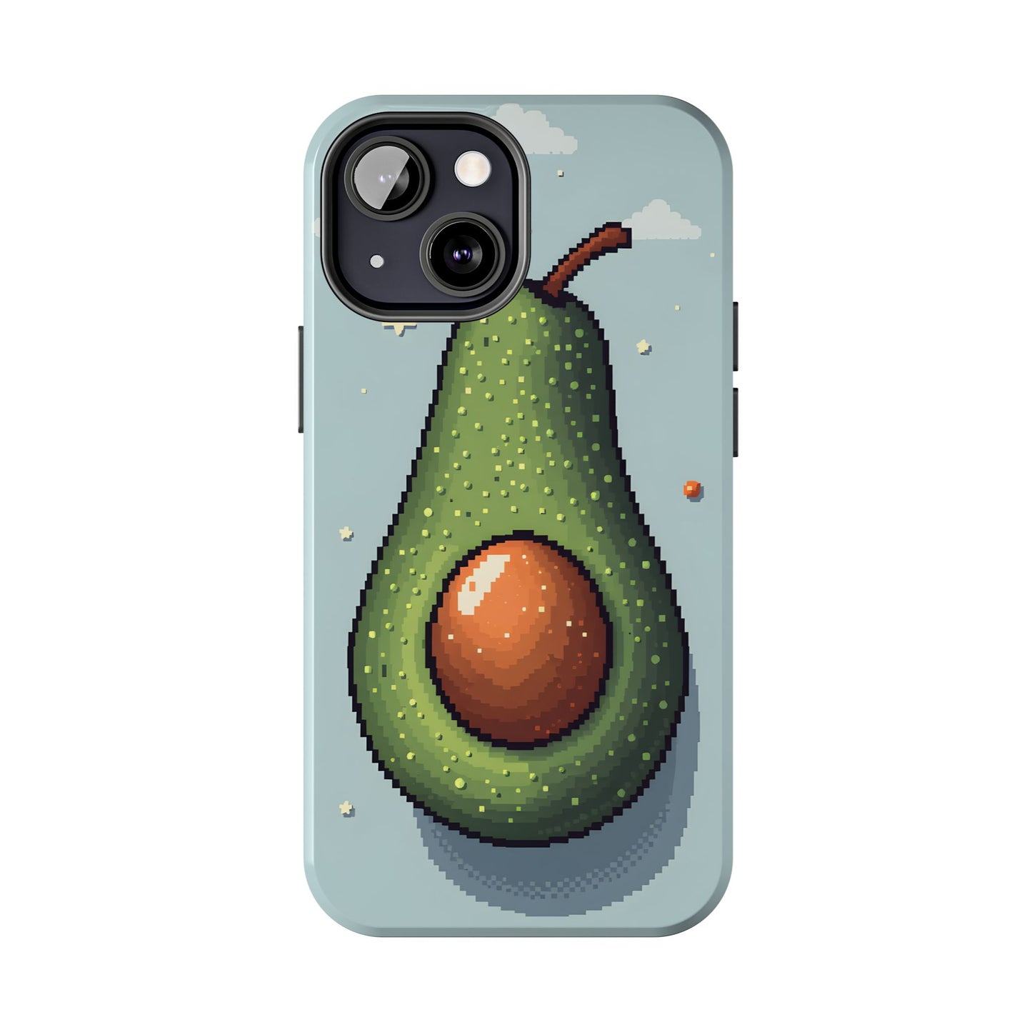 Pixel Avocado Tough Phone Case - Perfect for Foodies & Nature Lovers - for iPhone