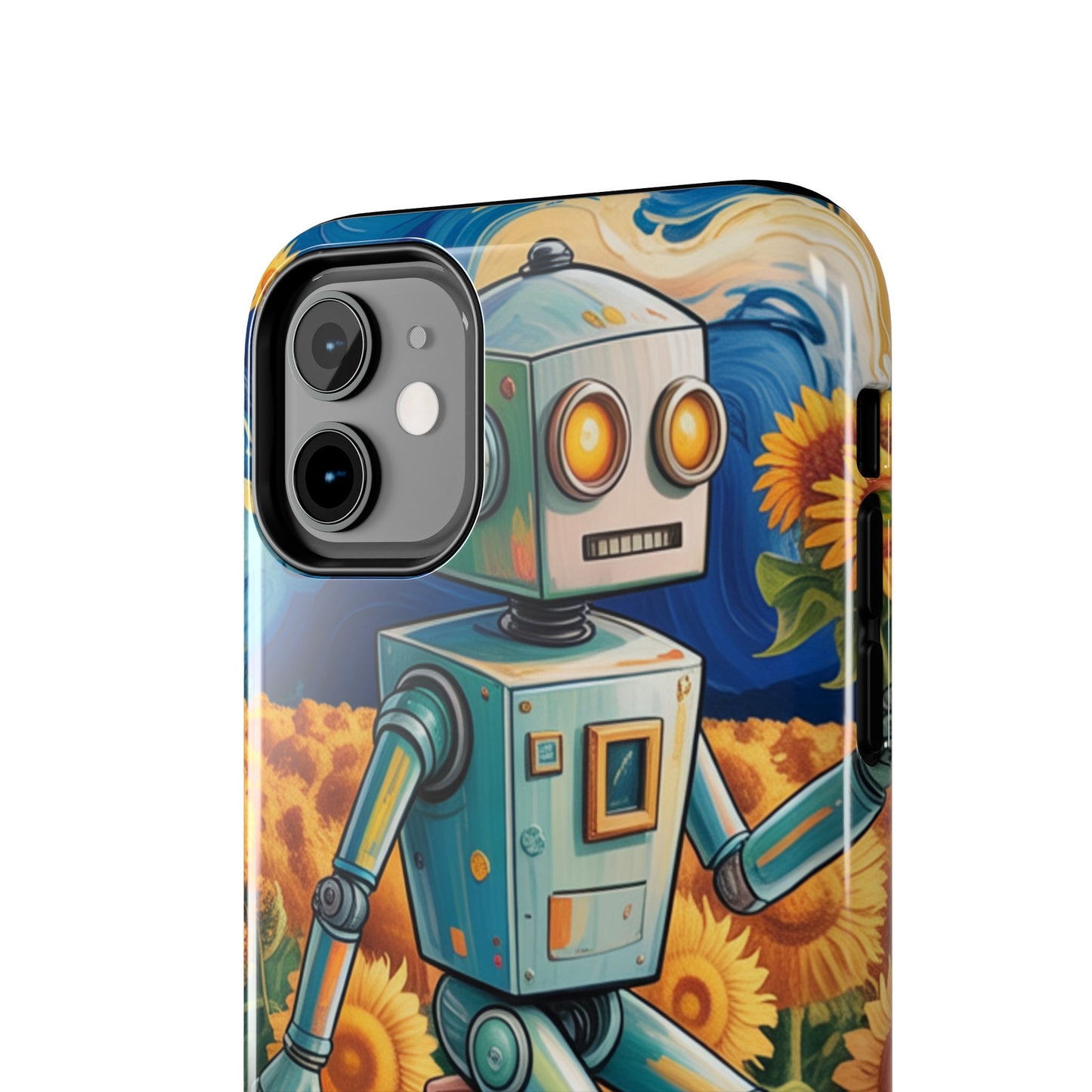 Robot Cycle Tough Phone Case - Durable & Unique Design