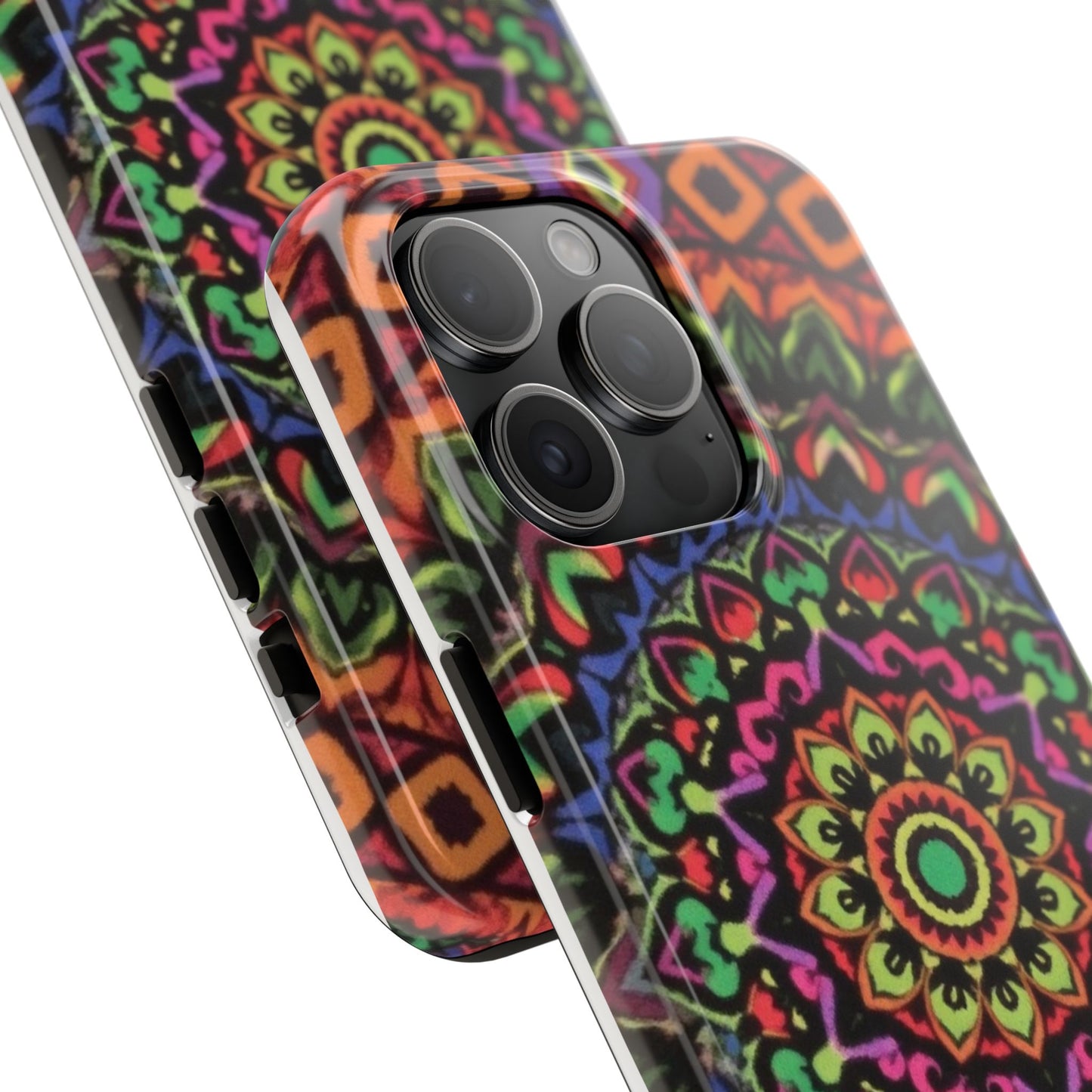 Colorful Mandala Tough Phone Case - Vibrant Designs for Trendy Protection - for iPhone