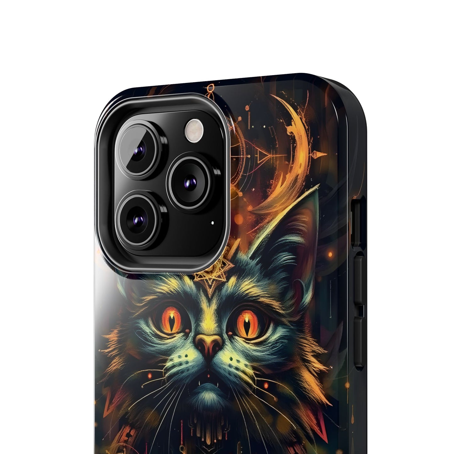 Mystical Cat Queen Tough Phone Case – Unique Protection for Cat Lovers - for iPhone