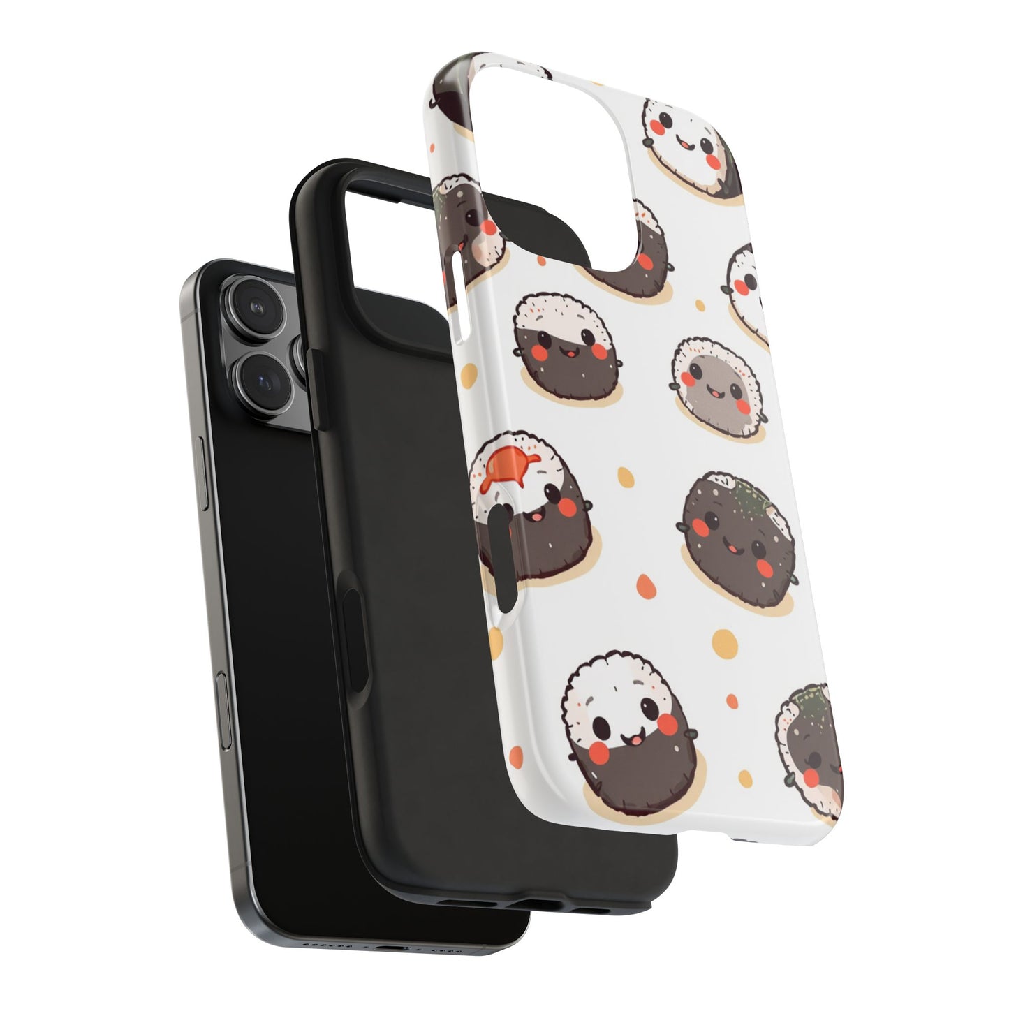 Cute Sushi Tough Phone Case - Kawaii Design for Food Lovers